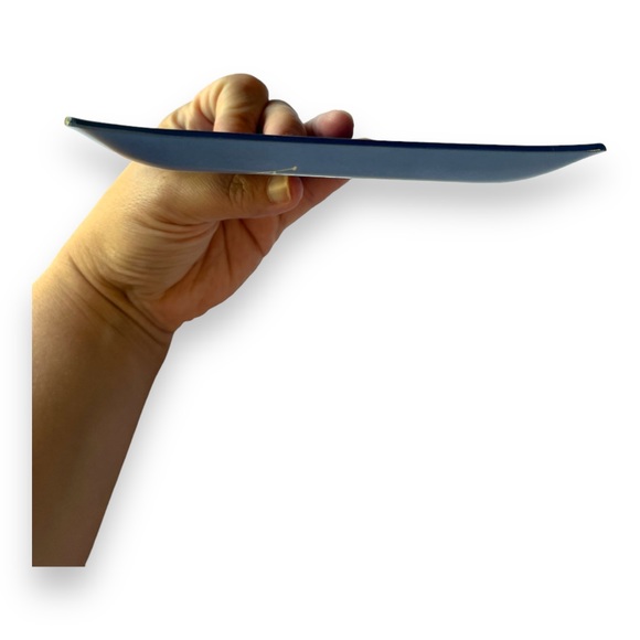 Fringe Studio Vintage Style Love Anchors Glass Tray in Navy Blue - Picture 5 of 9